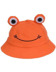 Kapelusz czapka rybacki żaba bucket hat pomarańcz